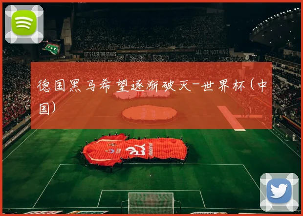 德国黑马希望逐渐破灭-世界杯(中国)